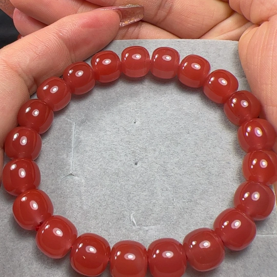 南红玛瑙手串未镶嵌