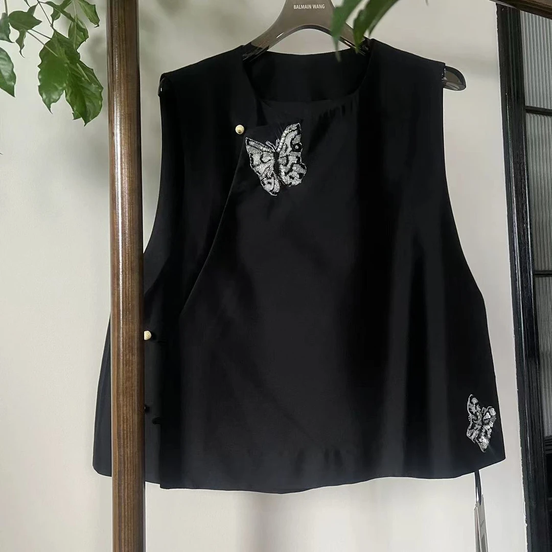 Betty Bairn【琴韵】早春新中式国风马甲24-BW1110