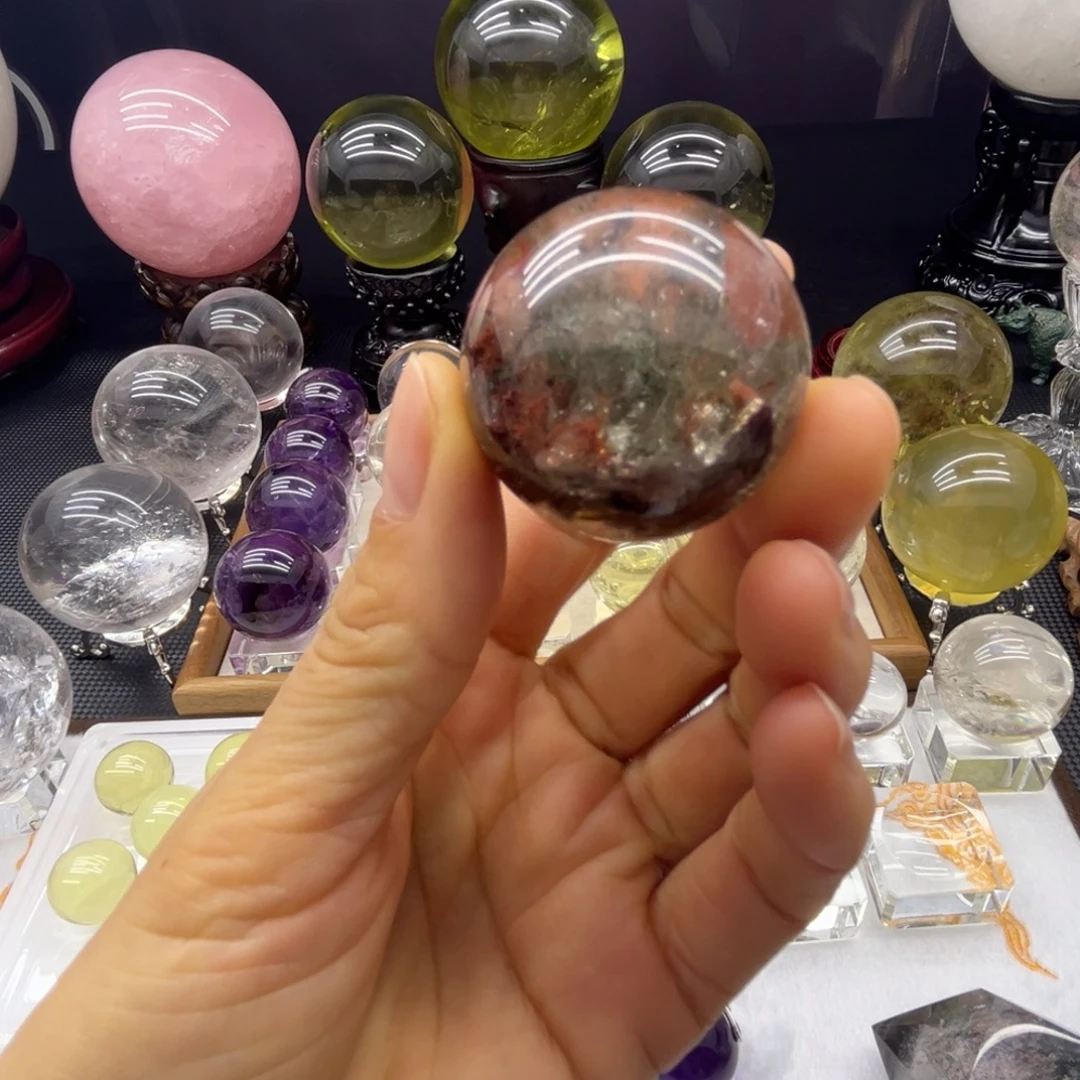 水晶珠宝半成品未镶嵌3.6公分