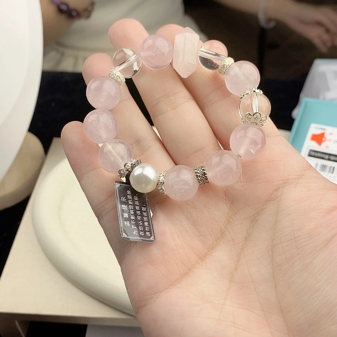 银S925镀金镶嵌手链水晶