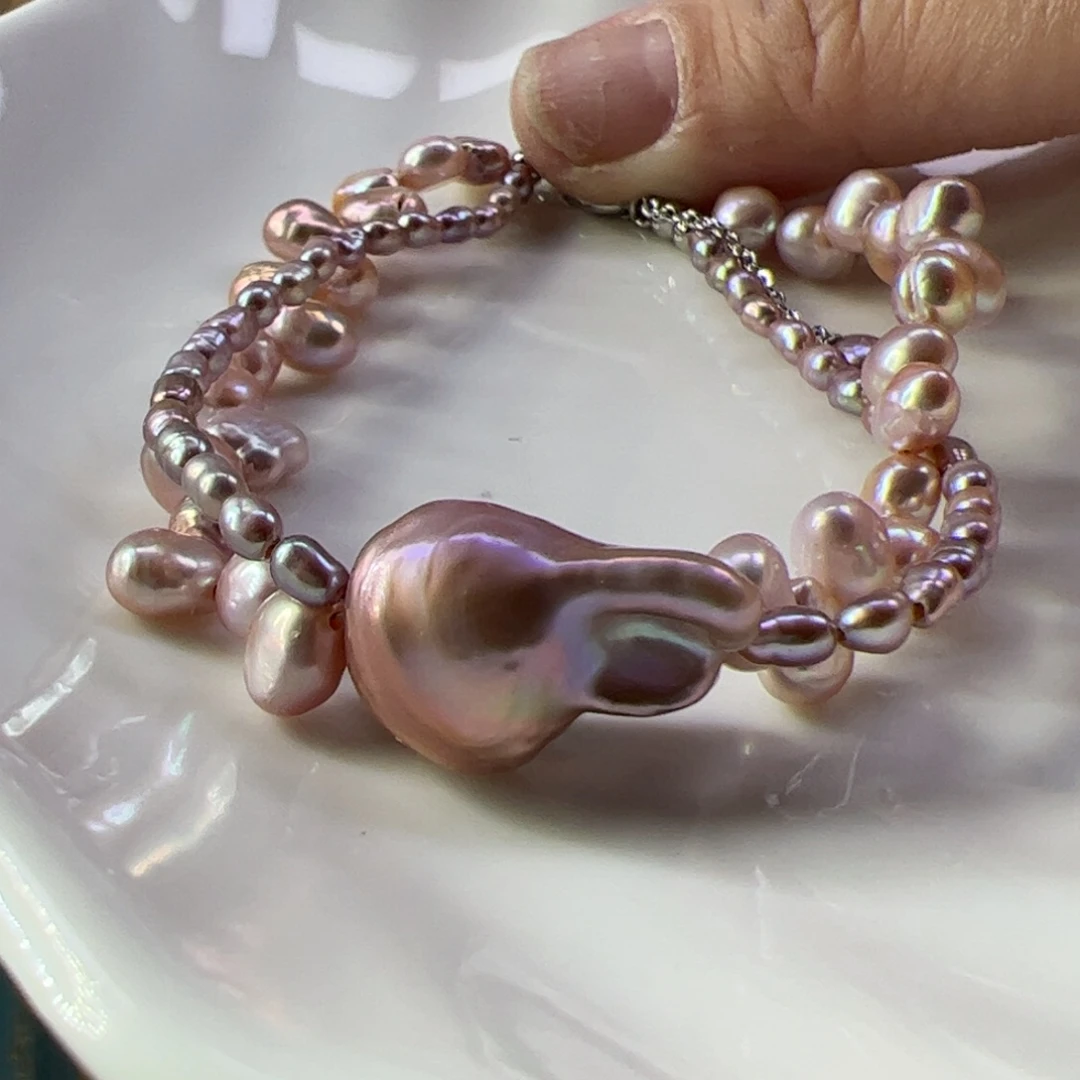 合金手绳淡水珍珠690