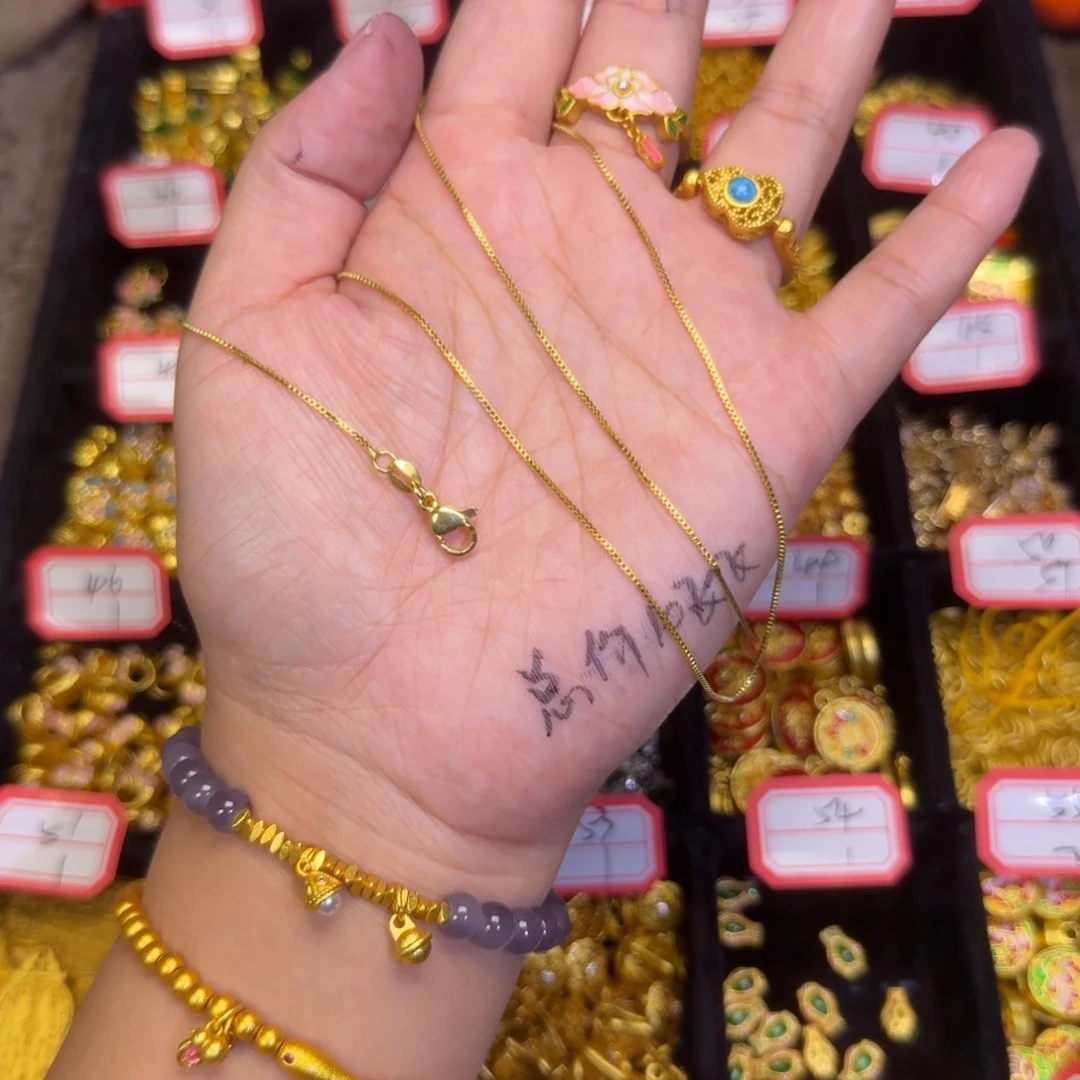 合金万能盒子项链1条