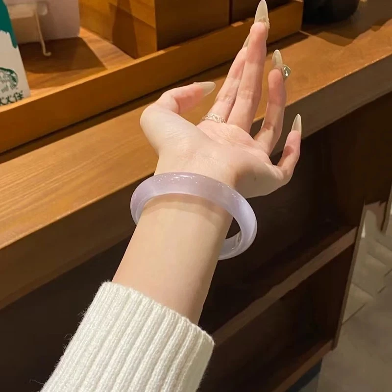 【冰紫手镯】体验精品款【有正圈有圆条】