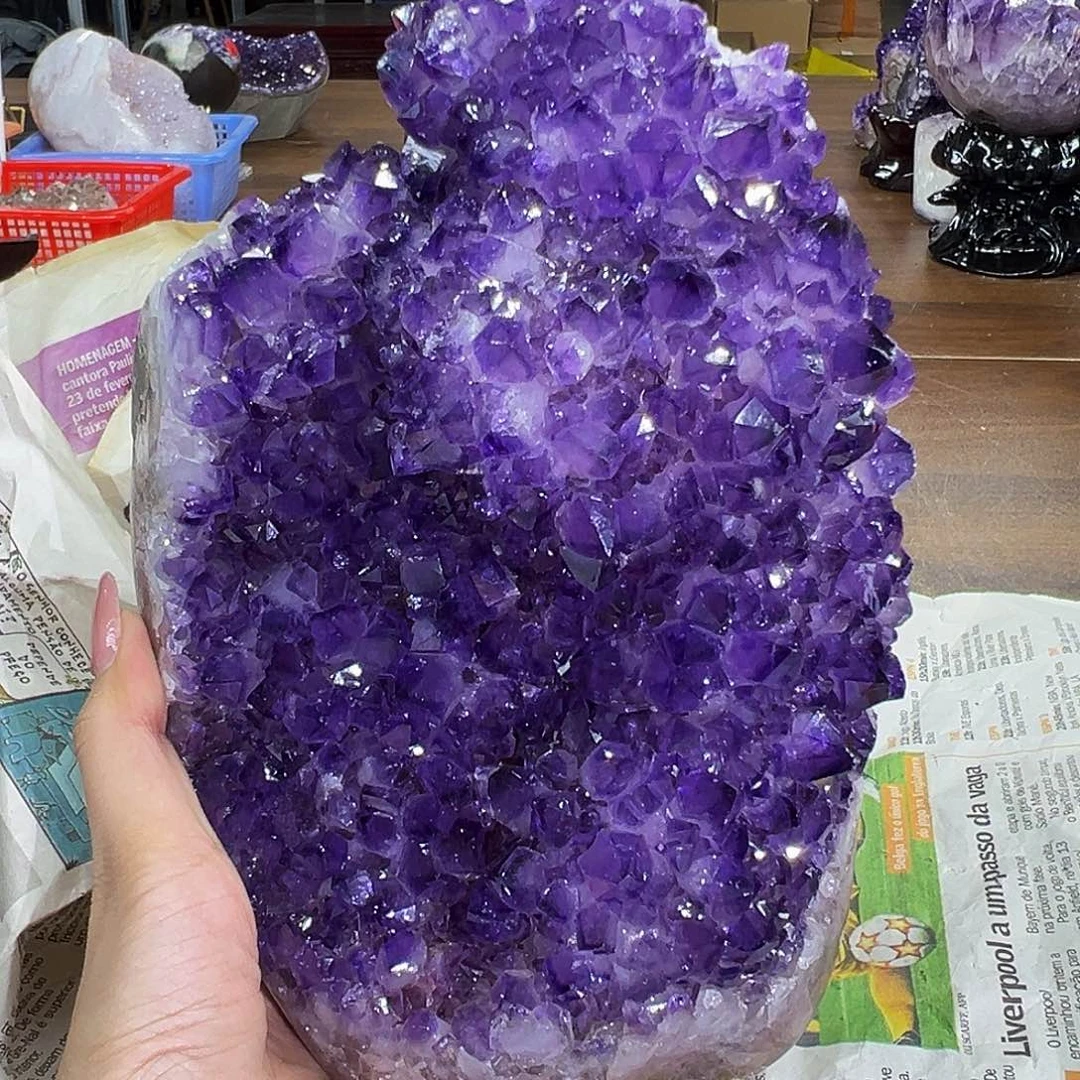 紫晶摆件未镶嵌福利