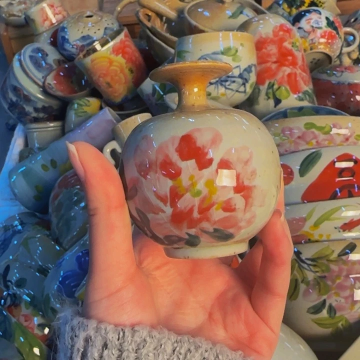 瓷片景德镇陶瓷手工手绘
