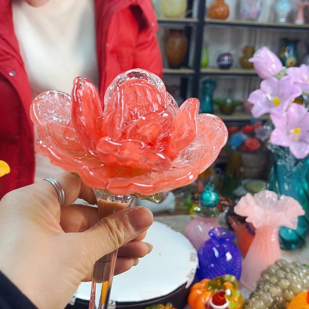 牡丹瑕 福利家悦琉璃工艺品