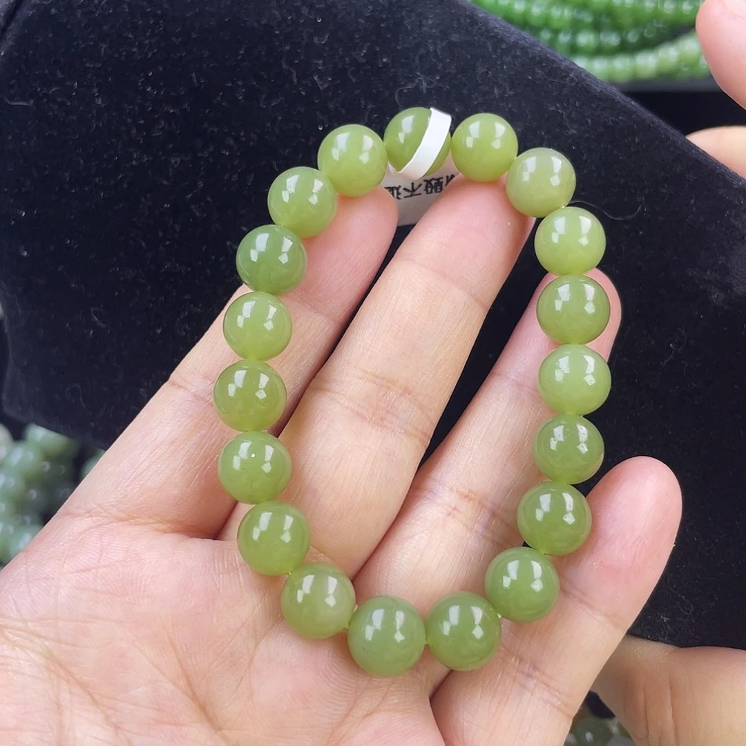 和田玉未镶嵌手链6