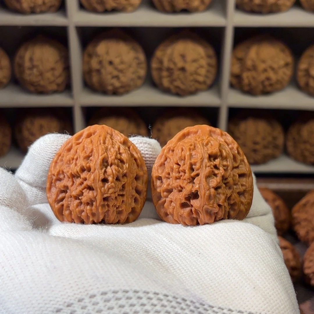 把件文玩核桃39尺全品自玩南疆石