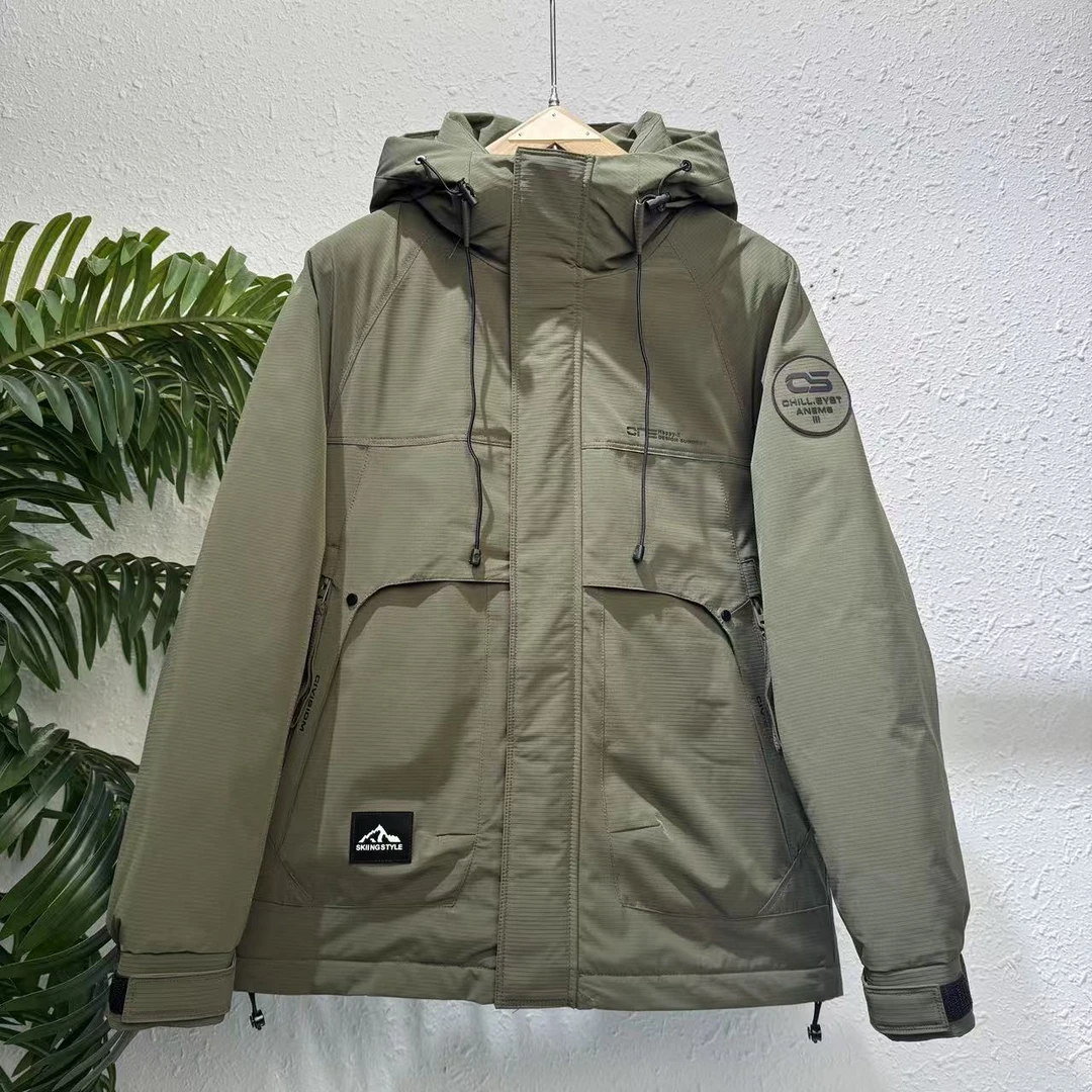 『光头臻选』【冬日暖宝宝】户外高品质防风御寒保暖加厚外套-8066