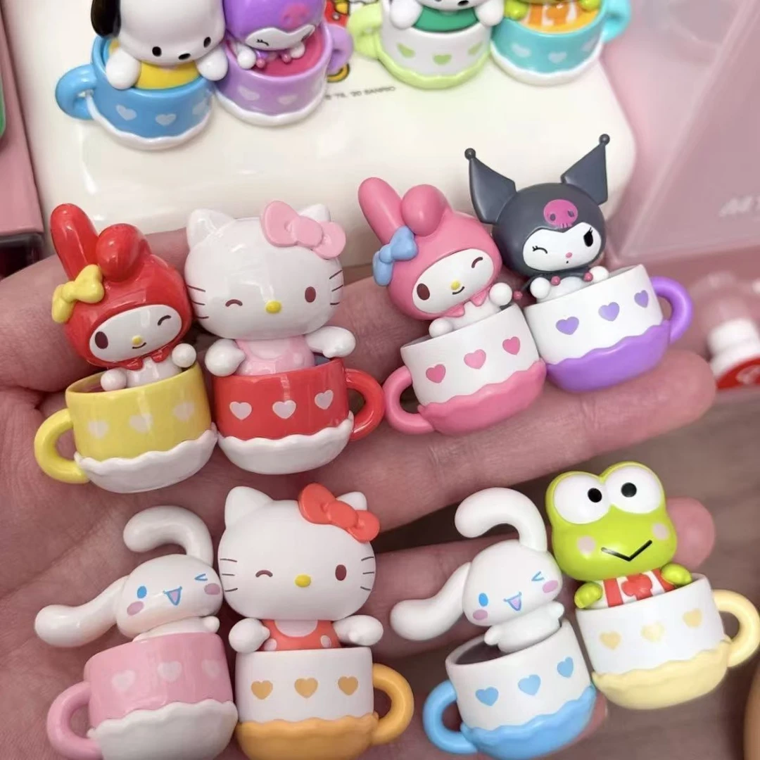 正版【三丽鸥】Hello Kitty咔哒碰碰杯系列萌趣豆磁吸(主播代拆)