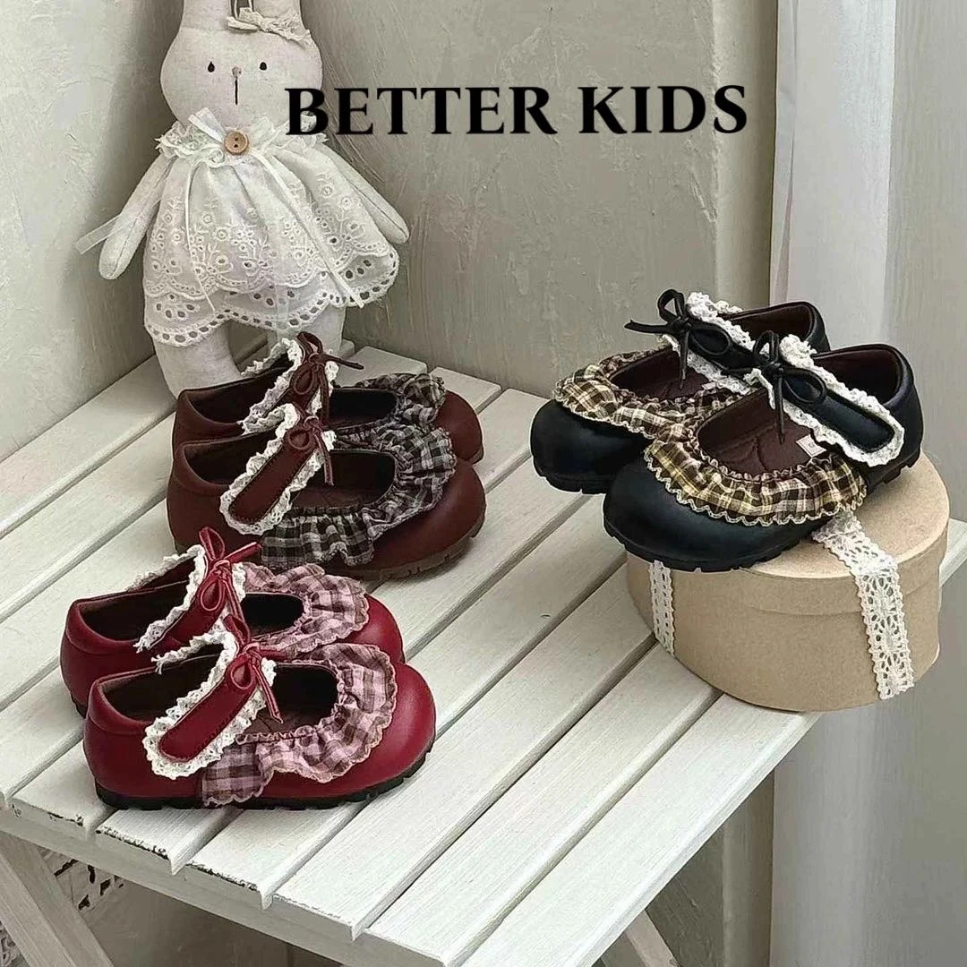BETTER KIDS/好孩子女童皮鞋2025春秋儿童软底玛丽珍浅口公主单鞋
