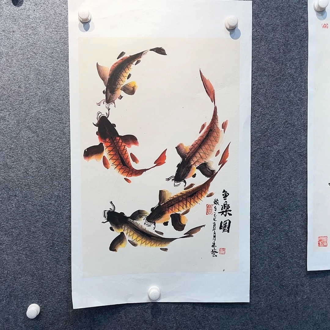 国画纯手绘系列画心