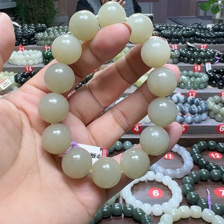 未镶嵌手链和田玉新疆且末糖卡16