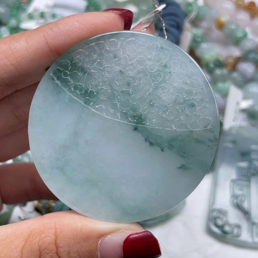 翡翠未镶嵌颈饰南**扬天然a货缅甸翡翠