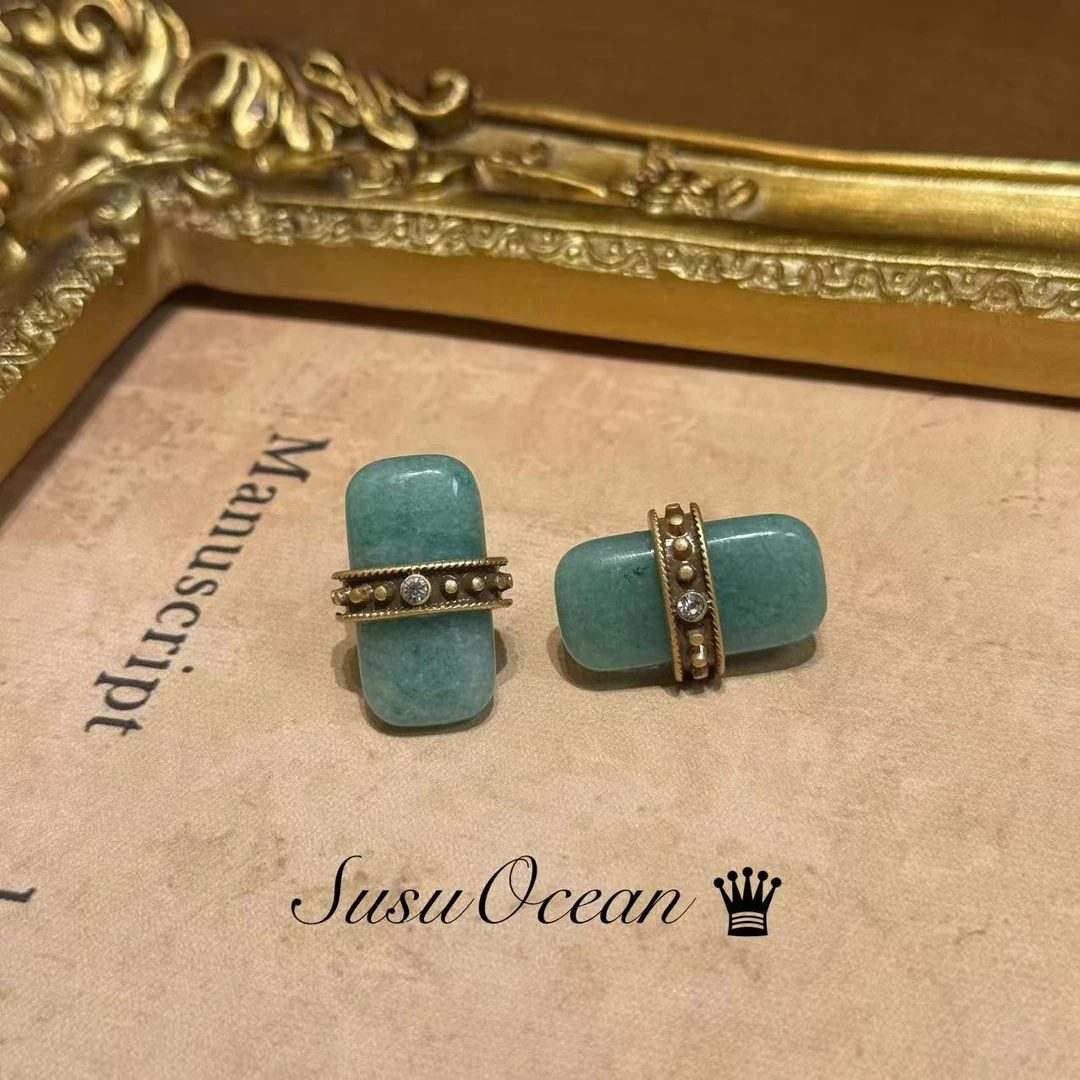 铜合金仿水晶耳饰 【1702】SusuOcean 经典收藏