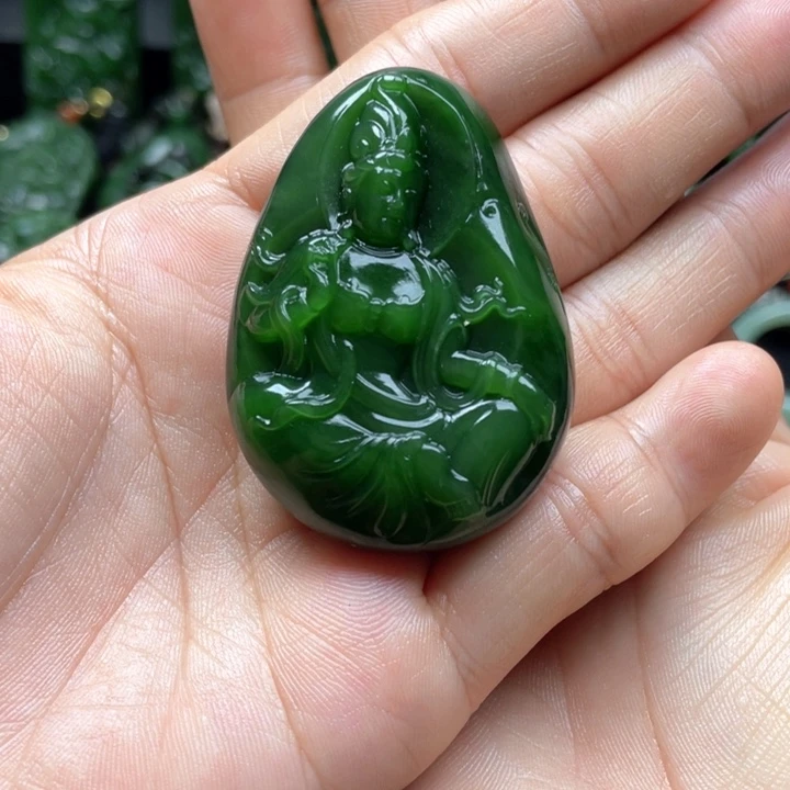 和田玉（碧玉）未镶嵌颈饰
