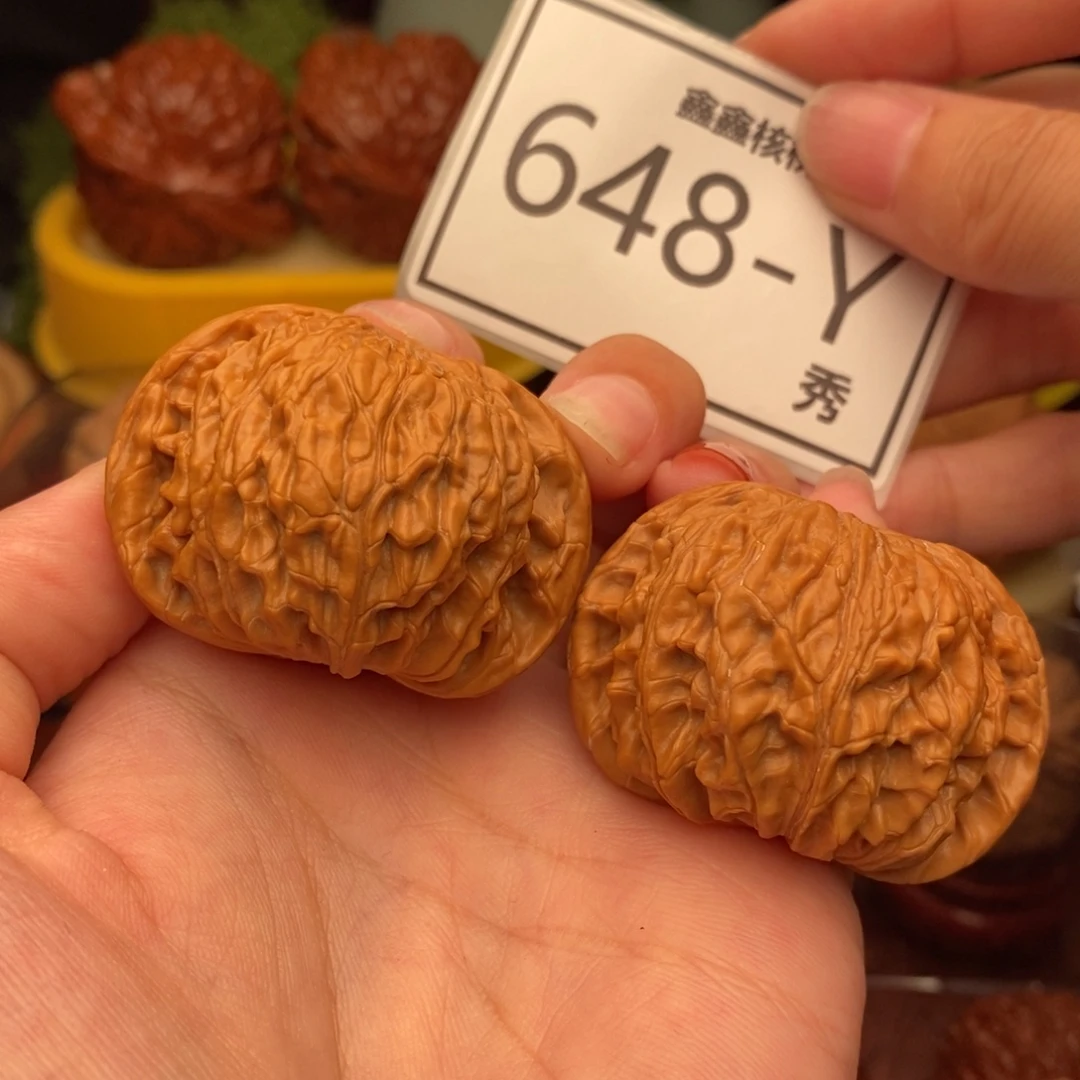 文玩核桃把件正磨43……