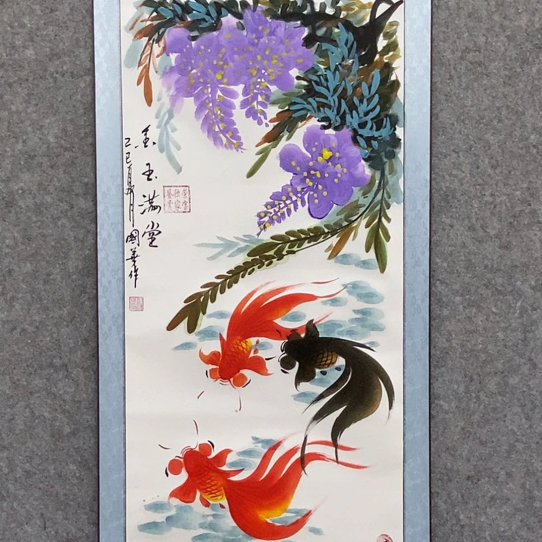 国画刘国华手绘作品1111