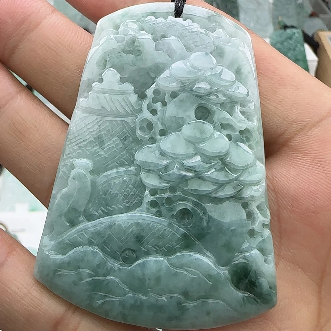 颈饰未镶嵌翡翠翡翠