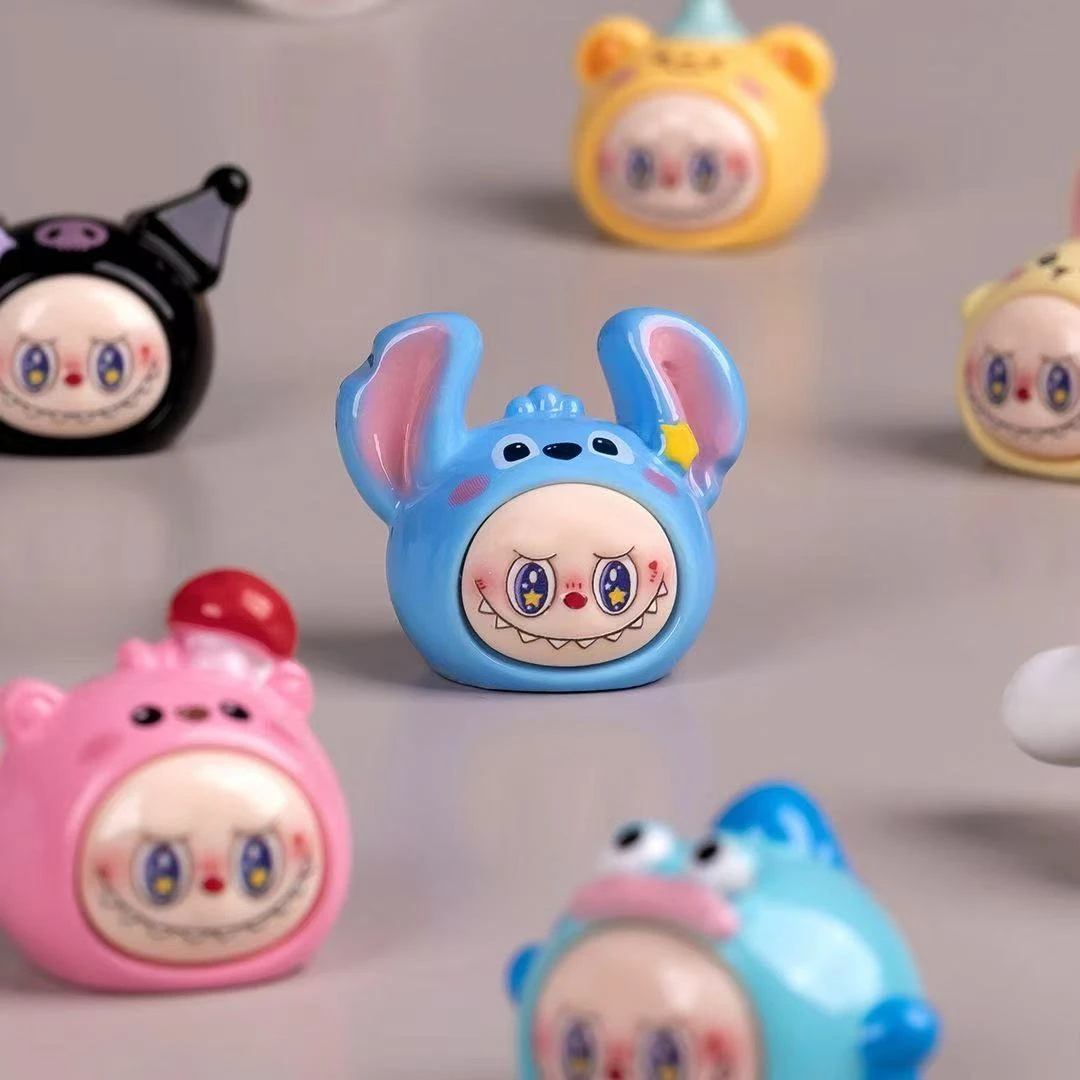 创意卡通萌粒DIY树脂桌面摆件车载饰品