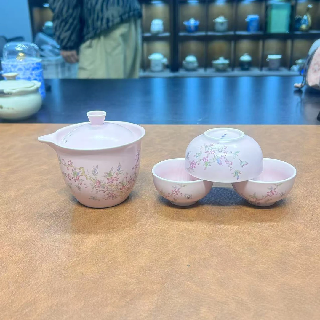 C346旅行茶具一壶三杯