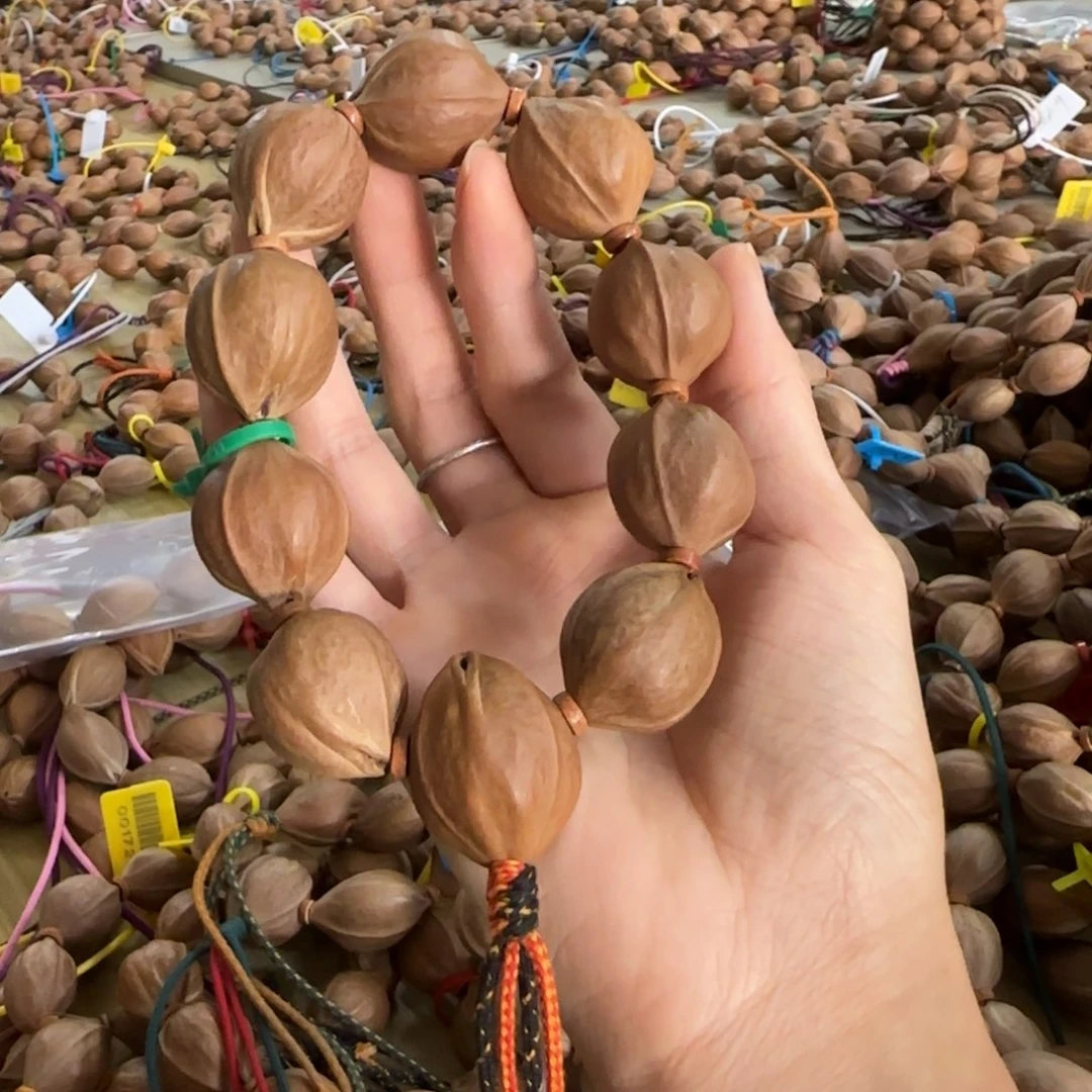 金***a橄榄核吊坠正宗梅林铁核2227