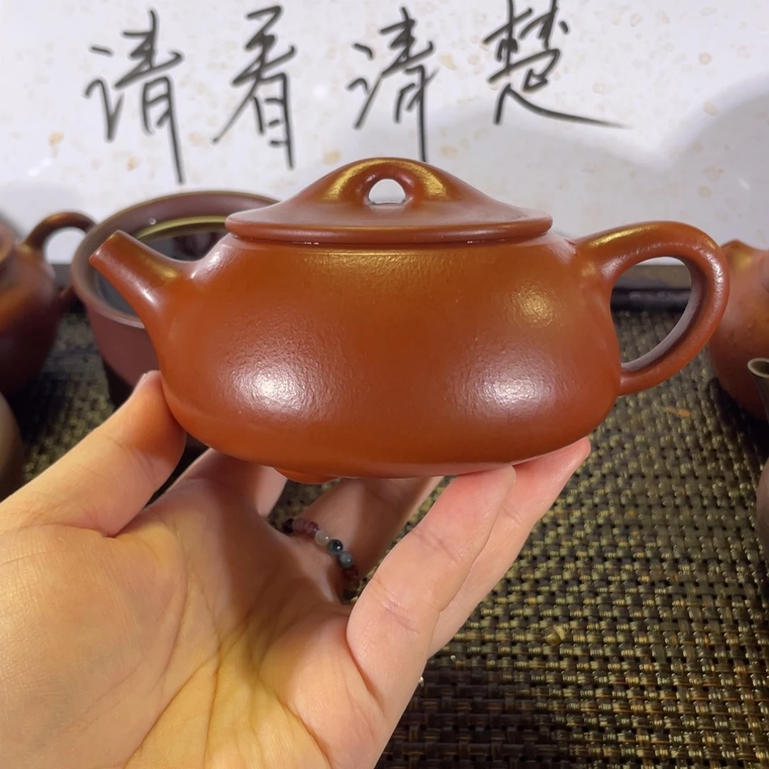 茶壶紫砂大*子景舟石瓢全手微瑕