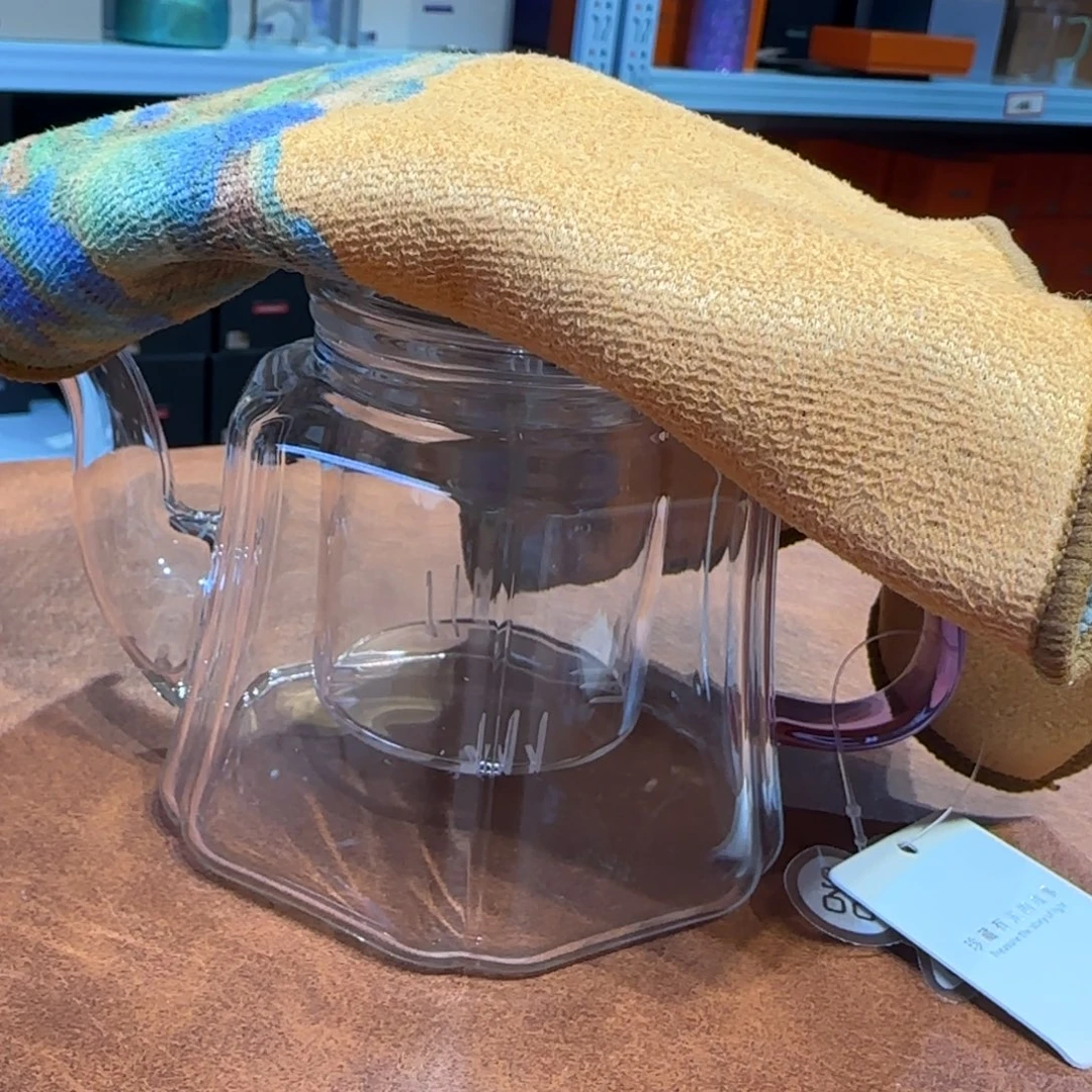 禾器锦瑞壶浅紫色➕茶巾