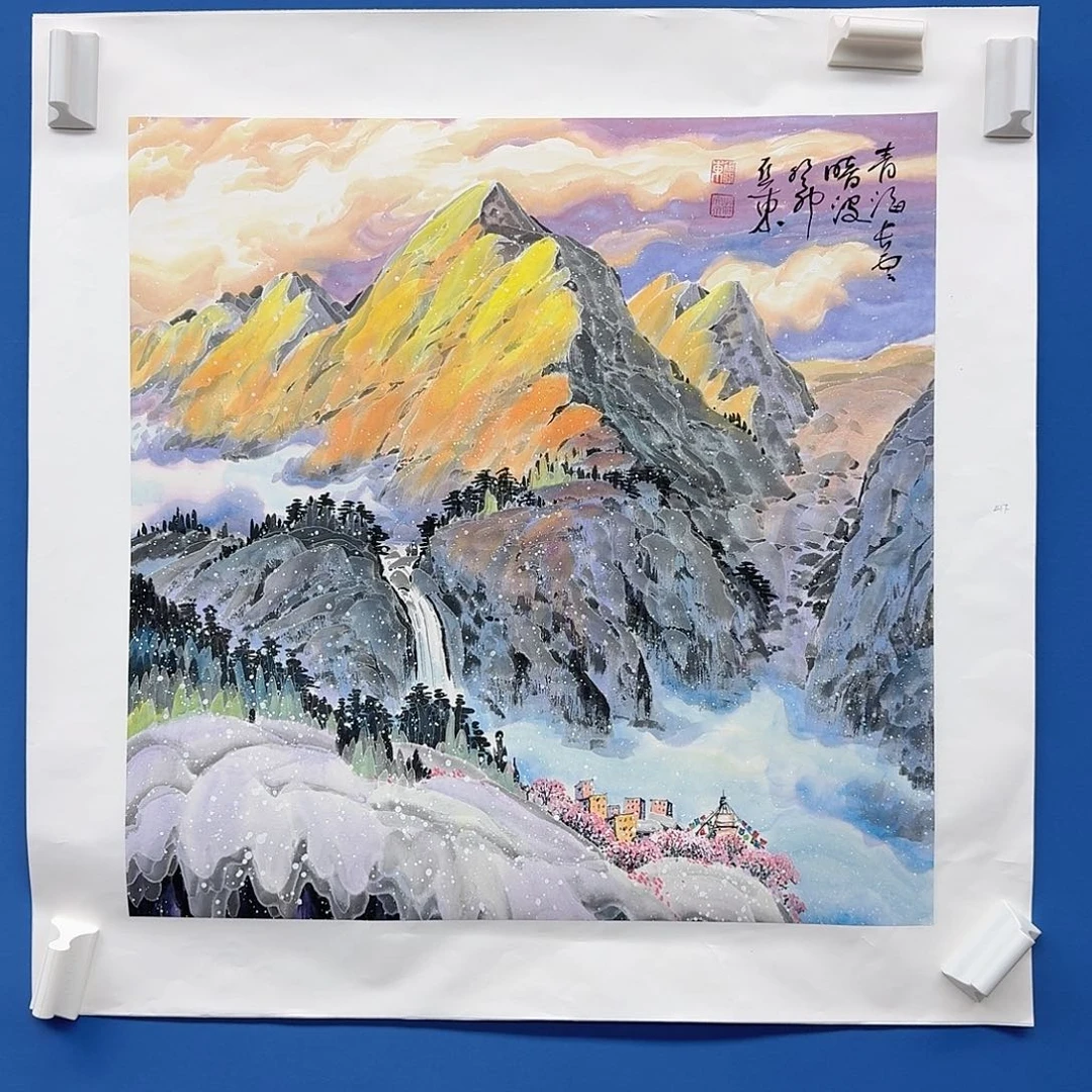 国画多次参加国内外大型