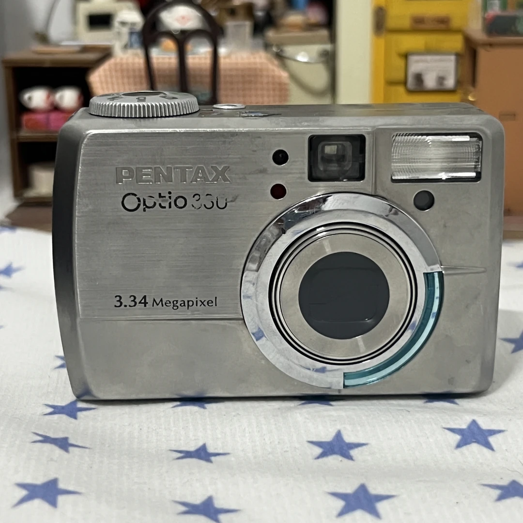 9新 Pentax/宾得 optio330, 334万像素 3倍光学变焦 自备读卡器