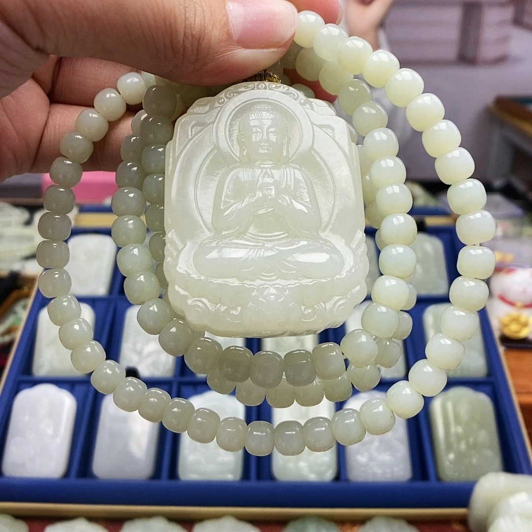 【闪购商品】和田玉颈饰未镶嵌大*春