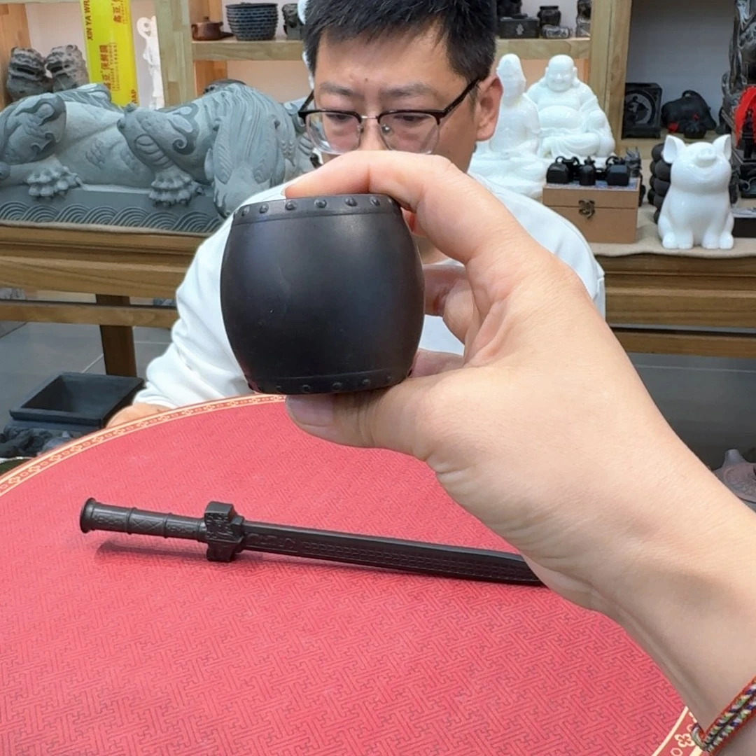 ****鱼西安石晋錾石雕手工雕刻摆件