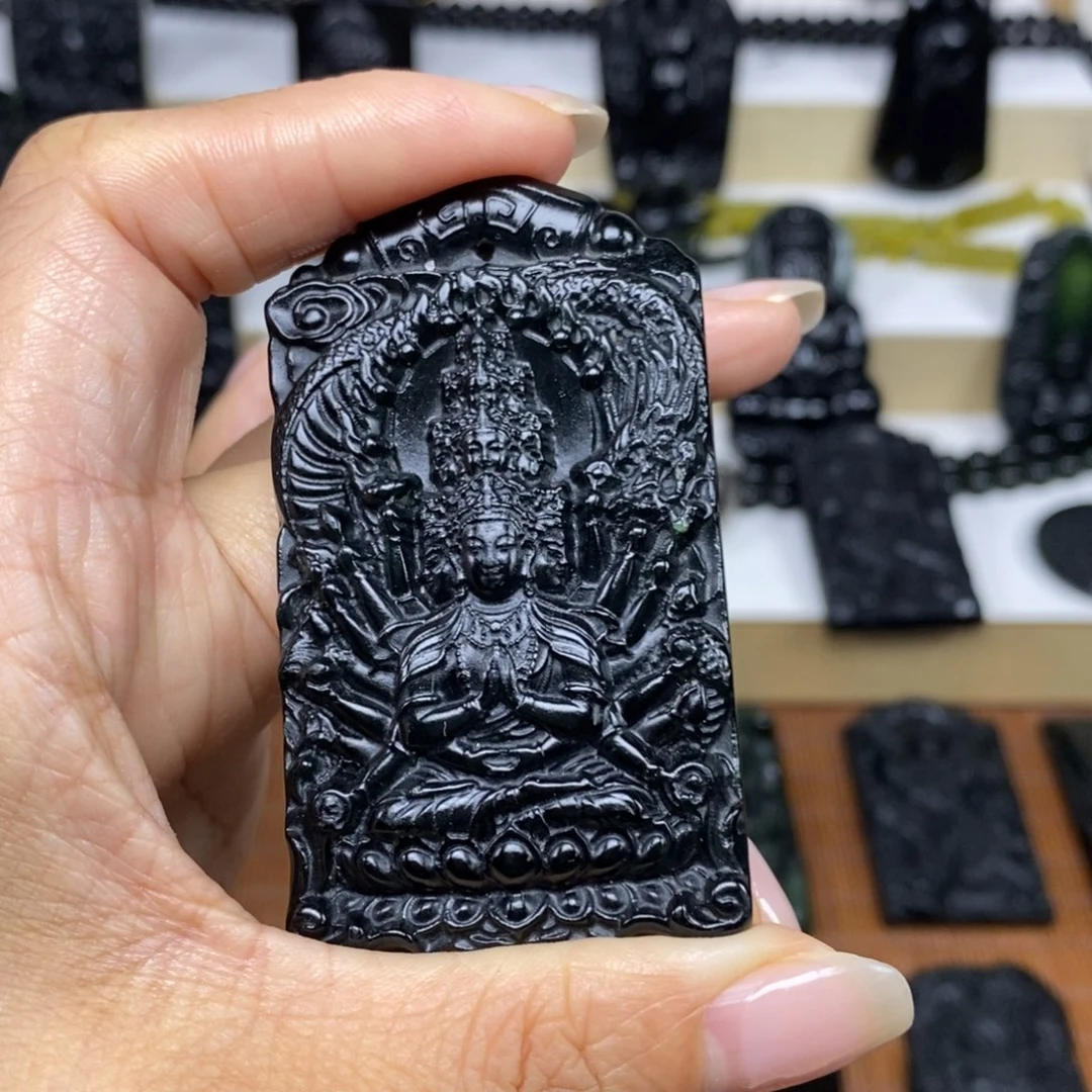 蛇纹石玉未镶嵌吊坠睿*