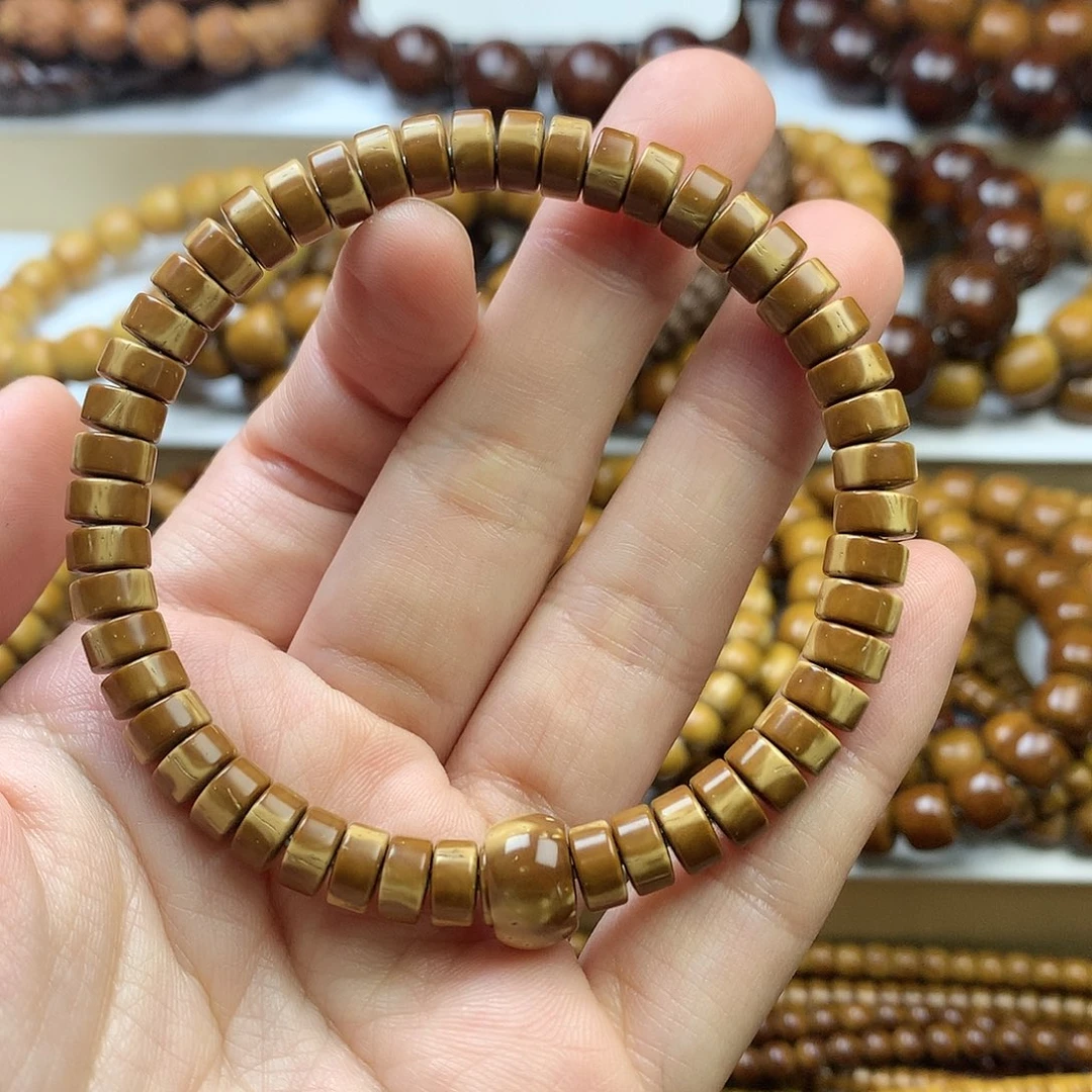 【闪购商品】紫金鼠手串7*4花皮鼠片