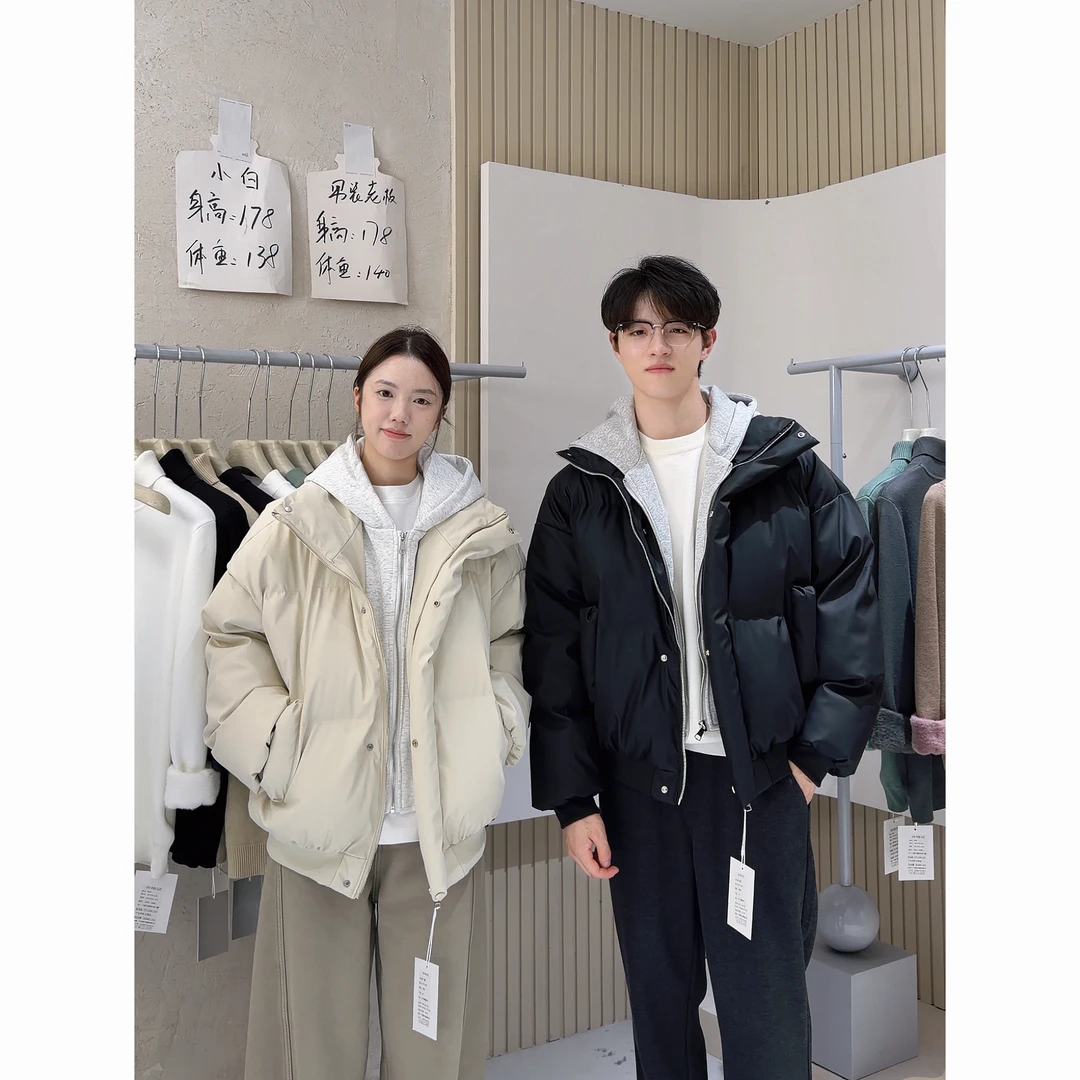 【轻暖棉服】假两件连帽男装冬季棉服（NZMY1399#）（尺码在最后）铂爵