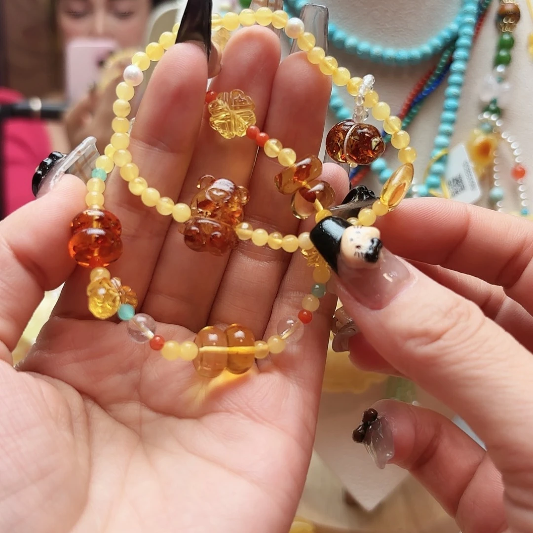 琥珀手链未镶嵌琥珀