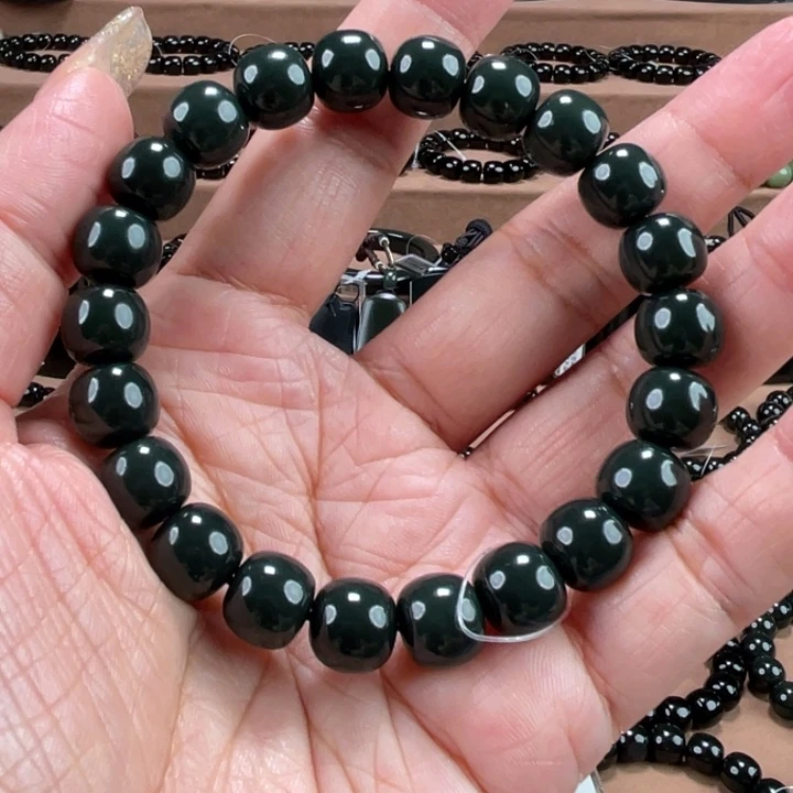 和田玉未镶嵌手链10