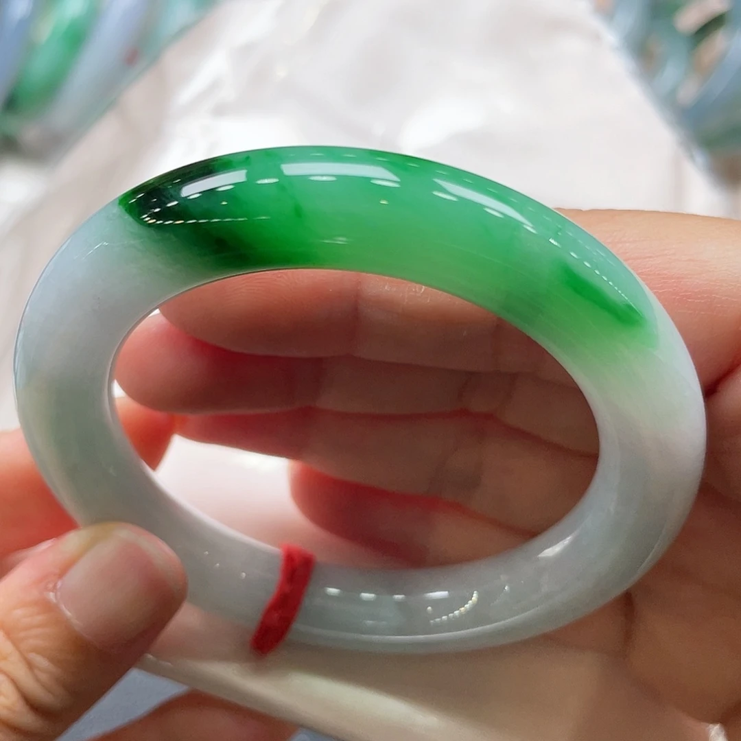 翡翠手镯未镶嵌22号圆条