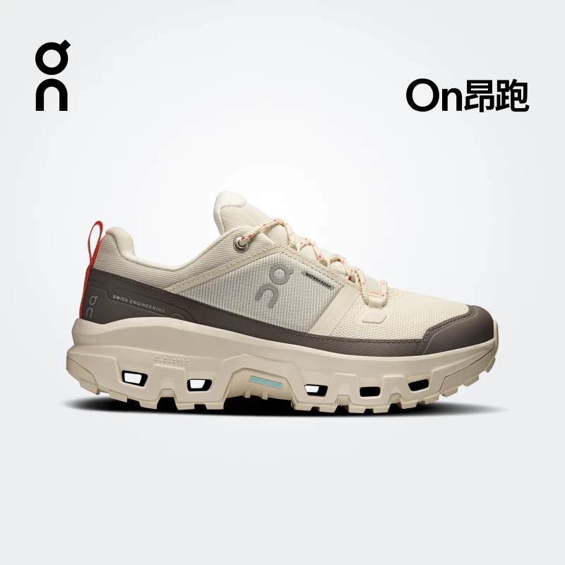 On昂跑 Cloudrock Low WP 2025 秋冬新品女款防水款低帮徒步鞋