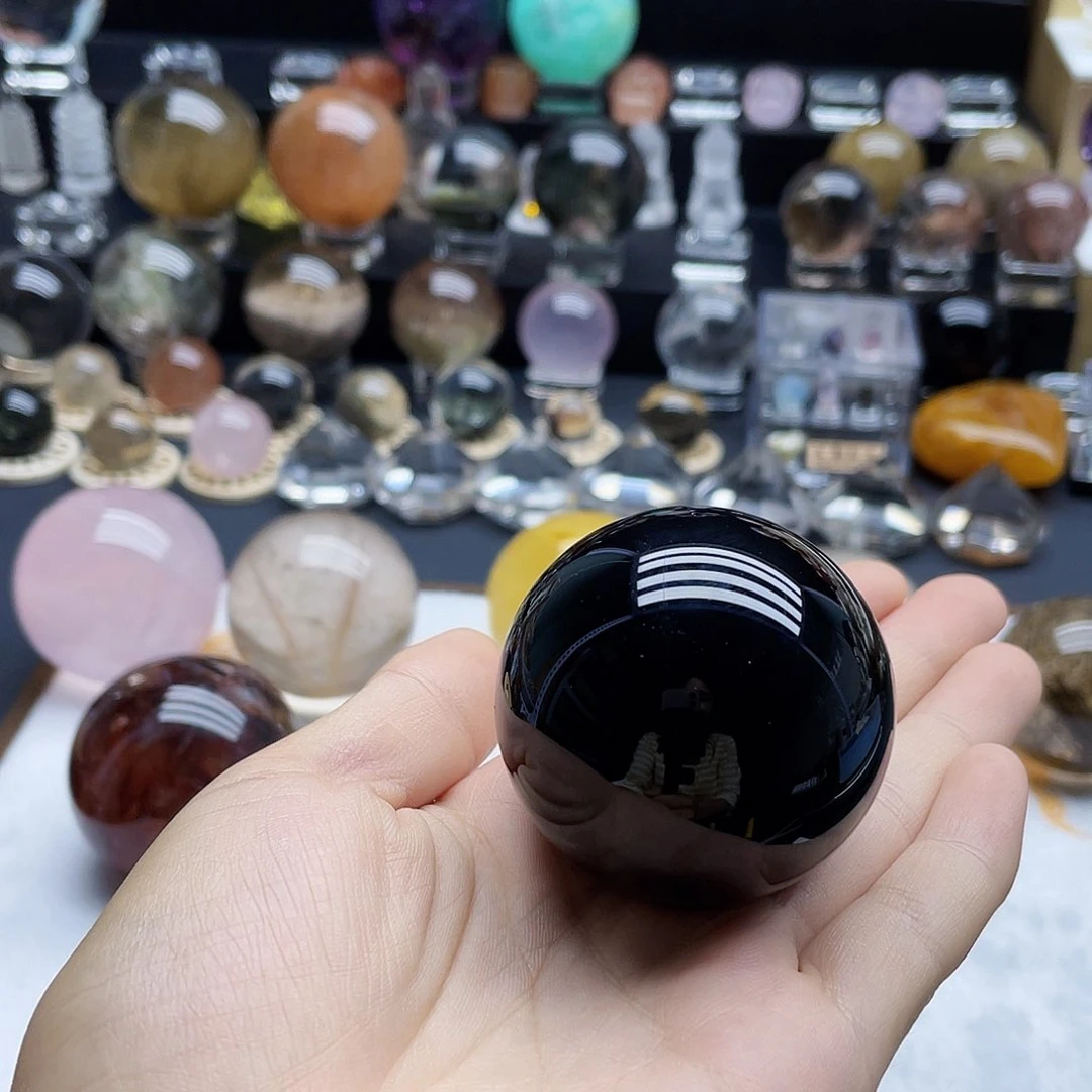 水晶珠宝半成品未镶嵌天然49.6mm