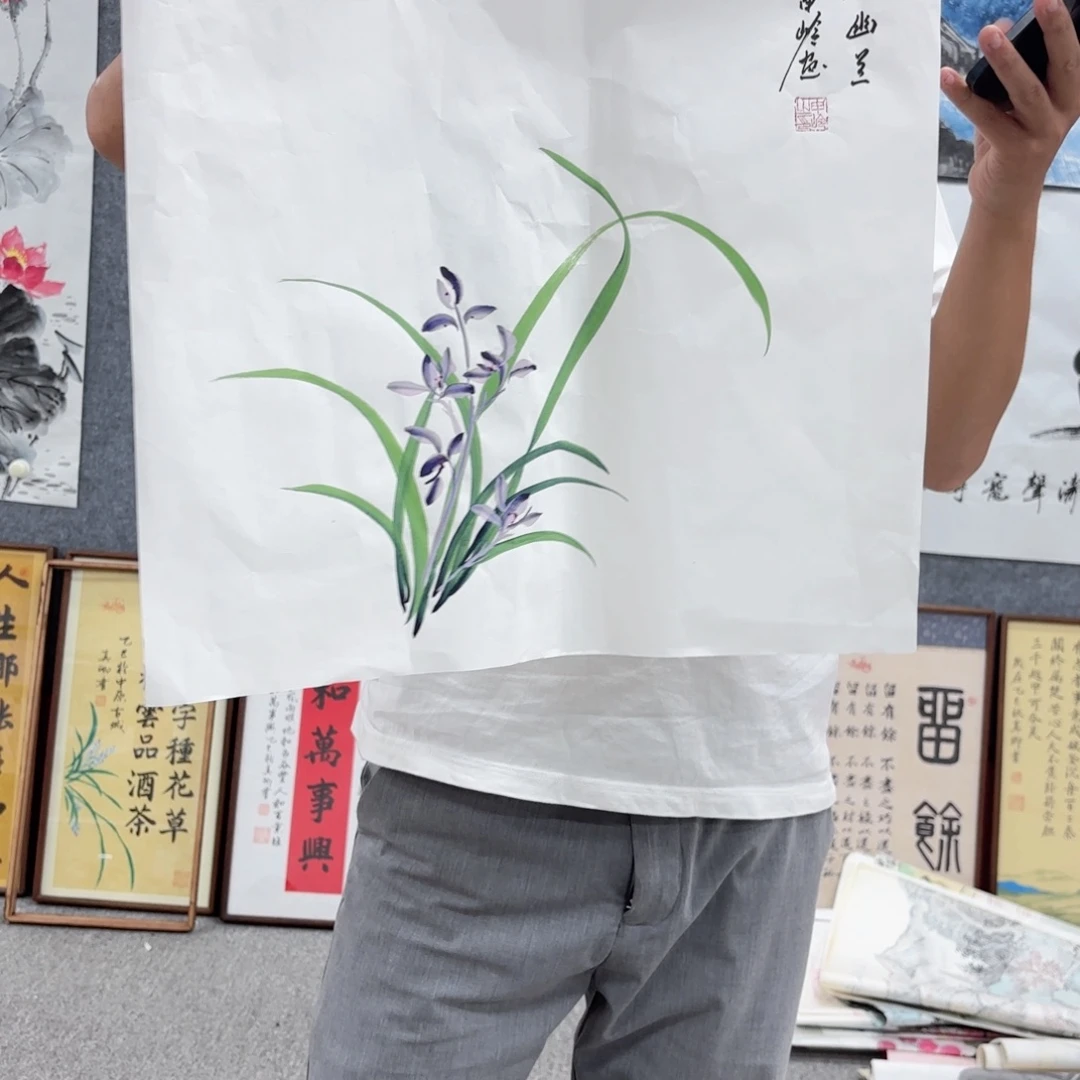 国画国画作品多次
