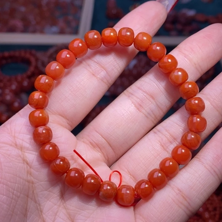 南红玛瑙手链未镶嵌10