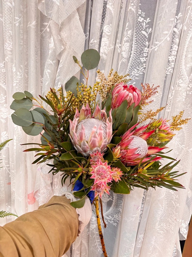 【花开富贵】南非进口花国帝粉帝王 嘉年华公主鲜花花束