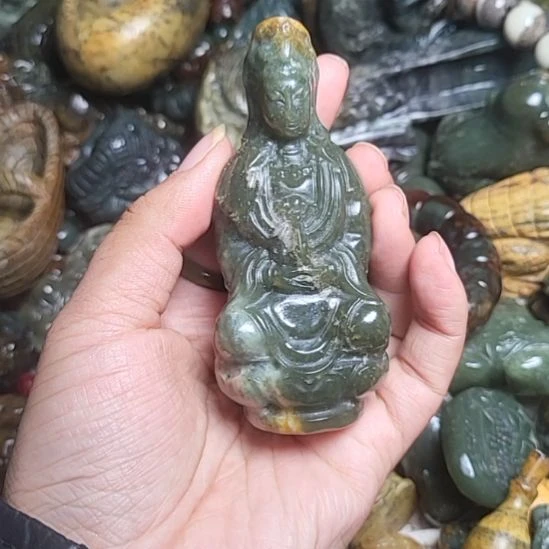 岫岩河磨玉（透闪石质玉）未镶嵌挂件