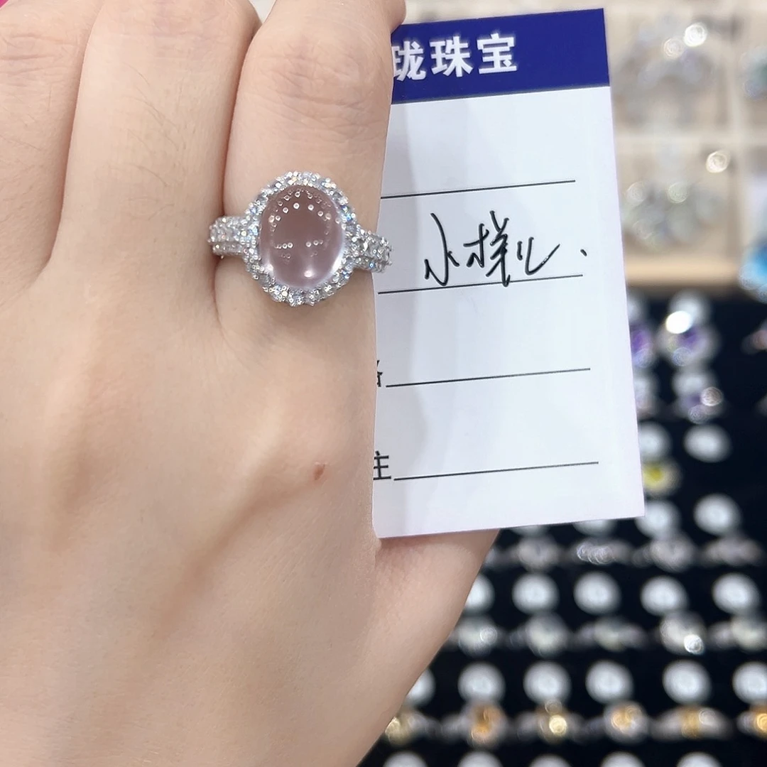 小***兒紫晶戒指银S925镶嵌
