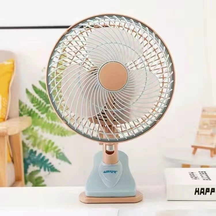 家用旋钮式摇头扇学生宿舍办公室电风扇空气循环台扇小风扇桌面扇
