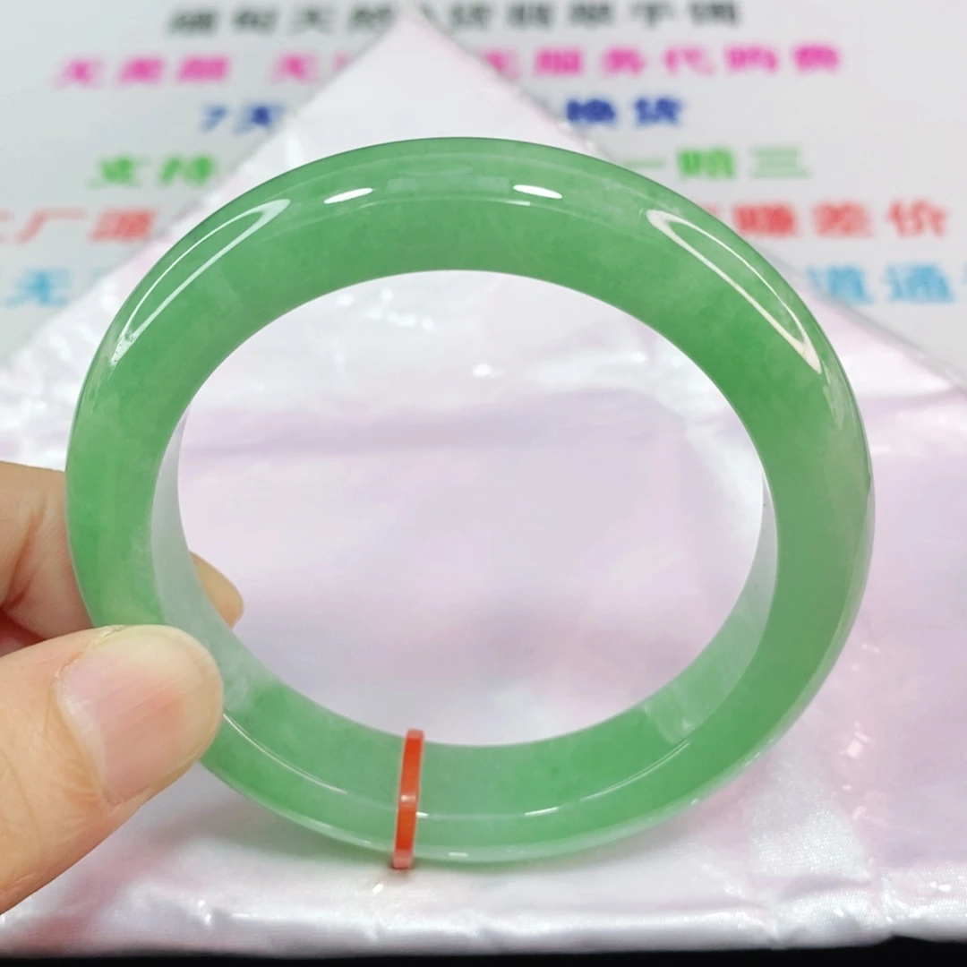 未镶嵌手镯翡翠?*丹56圈口正圈