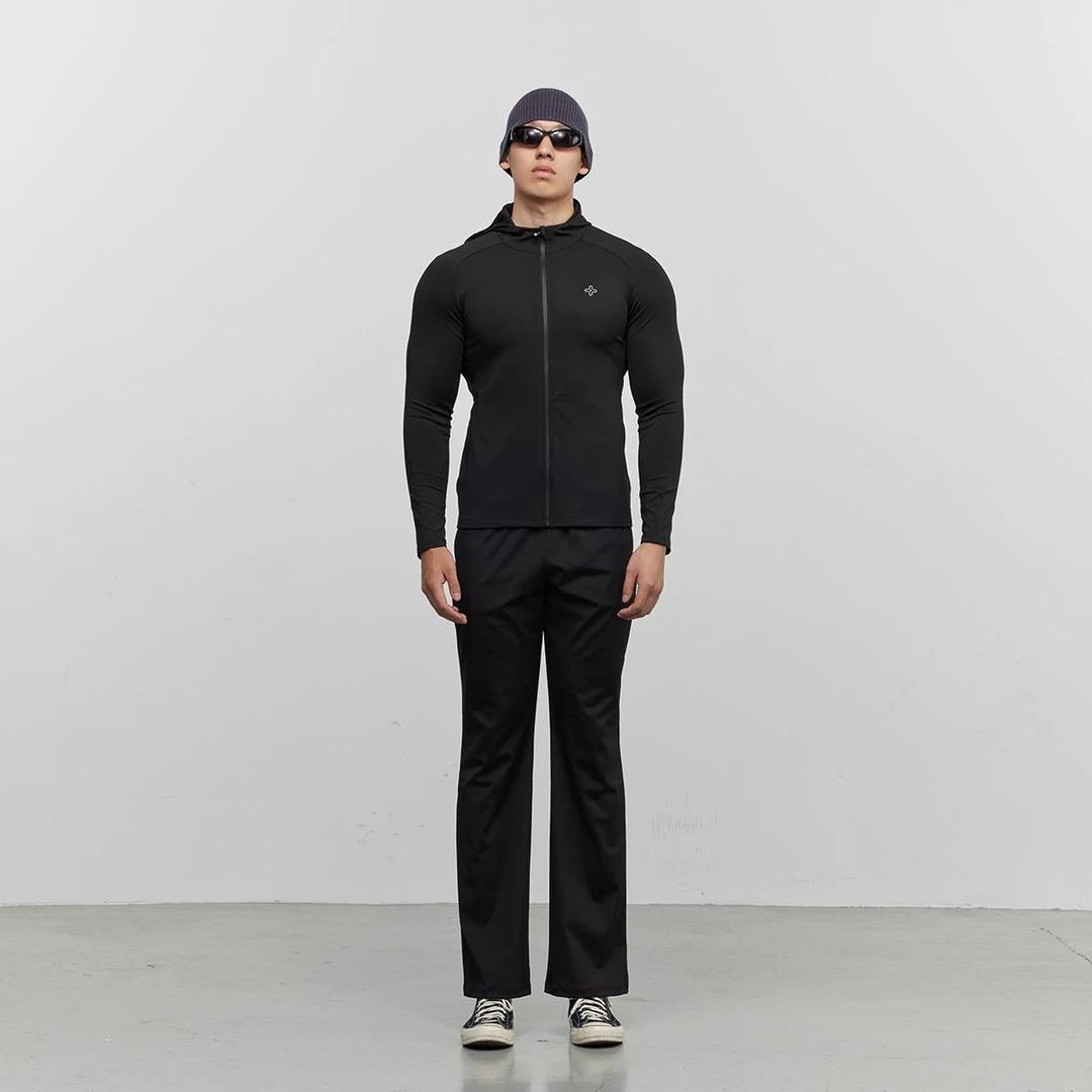 Basic Unit 基本单元 训练速干长袖拉链紧身衣男款运动长裤套装秋