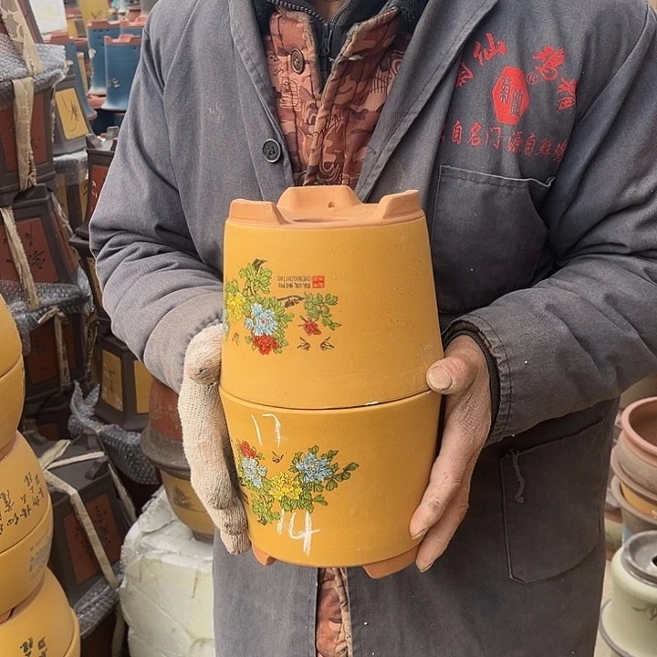 紫砂紫砂花盆也在