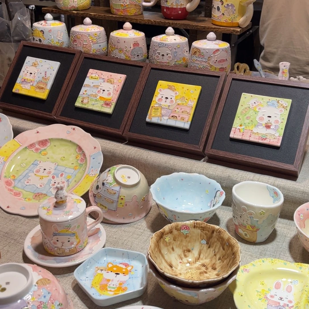 瓷片8809一起逛集市啦